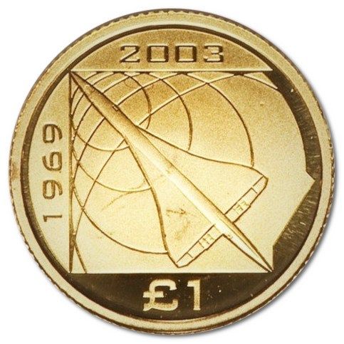 Alderney 1 Pound - Elizabeth II Concorde