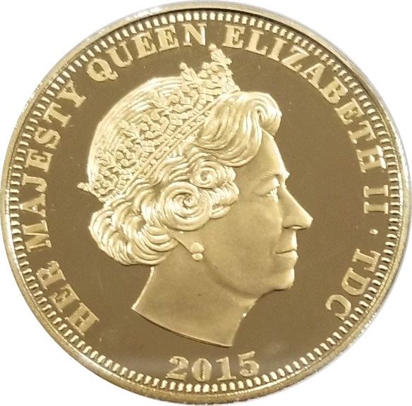 Tristan da Cunha 1 Crown - Elizabeth II Habeas Corpus Act obverse