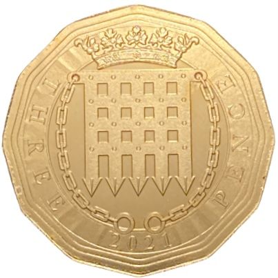 Tristan da Cunha 3 Pence - Elizabeth II Decimalisation reverse