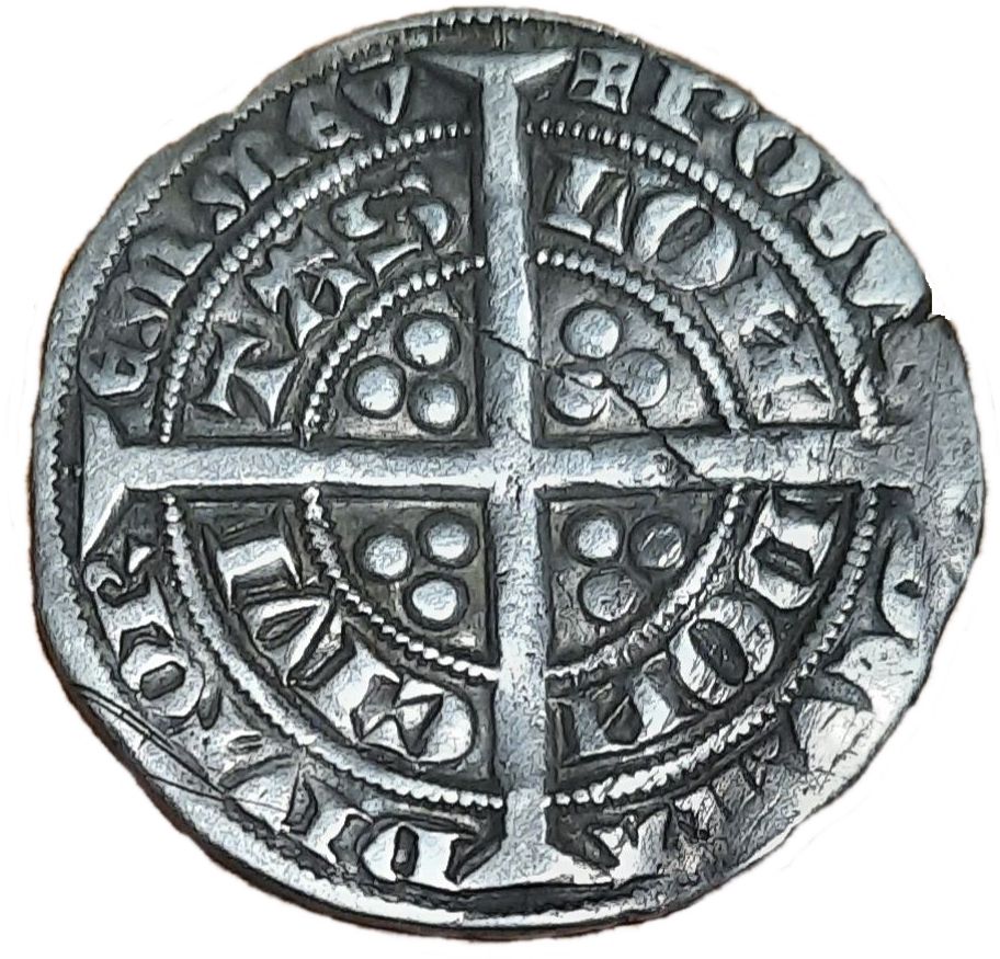 1 Groat - Edward III 4th issue; Treaty period