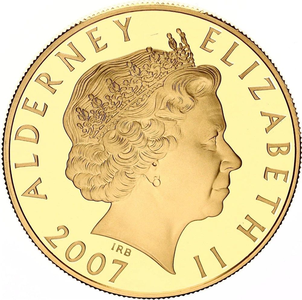 Alderney 5 Pounds - Elizabeth II Henry IV obverse