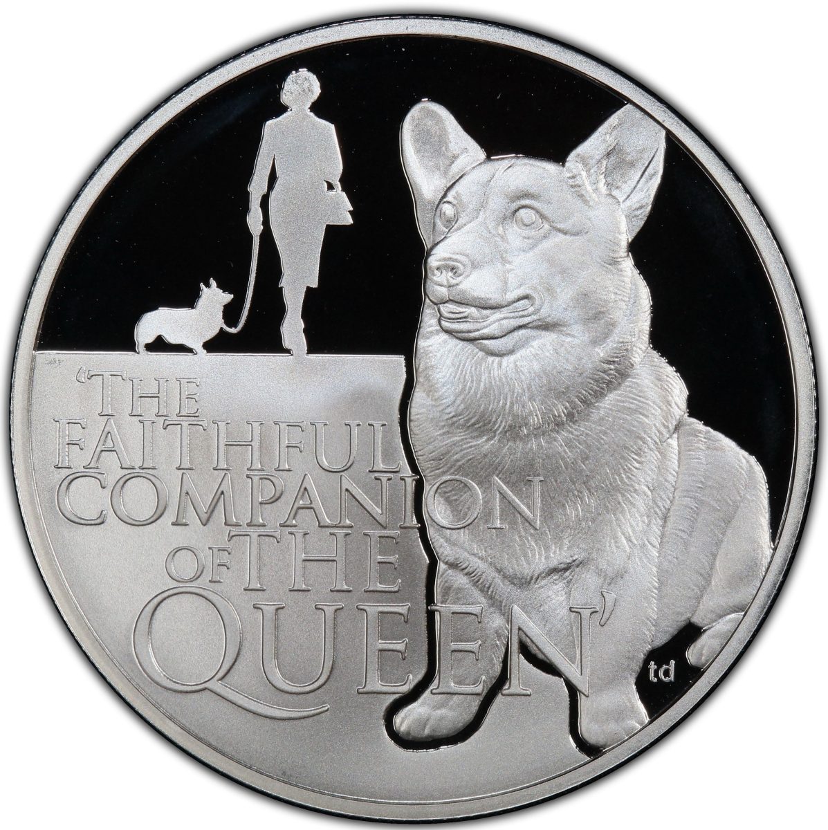 Alderney 5 Pounds - Elizabeth II Diamond Jubilee - The Faihtful Companion; Silver Proof