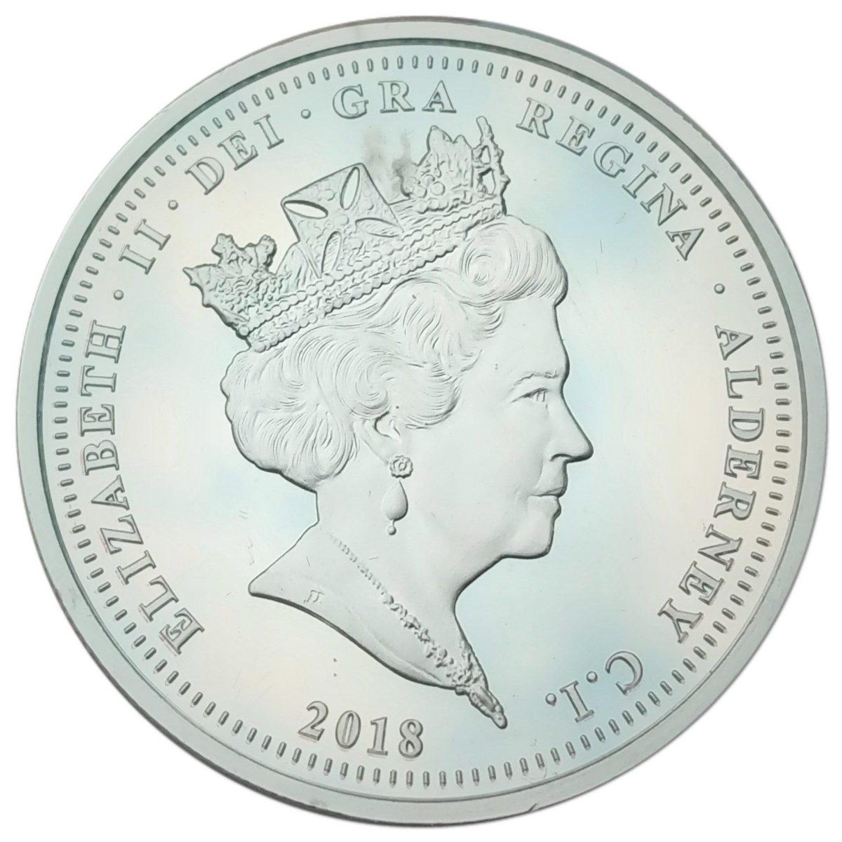 Alderney 5 Pounds - Elizabeth II Prince Charles obverse
