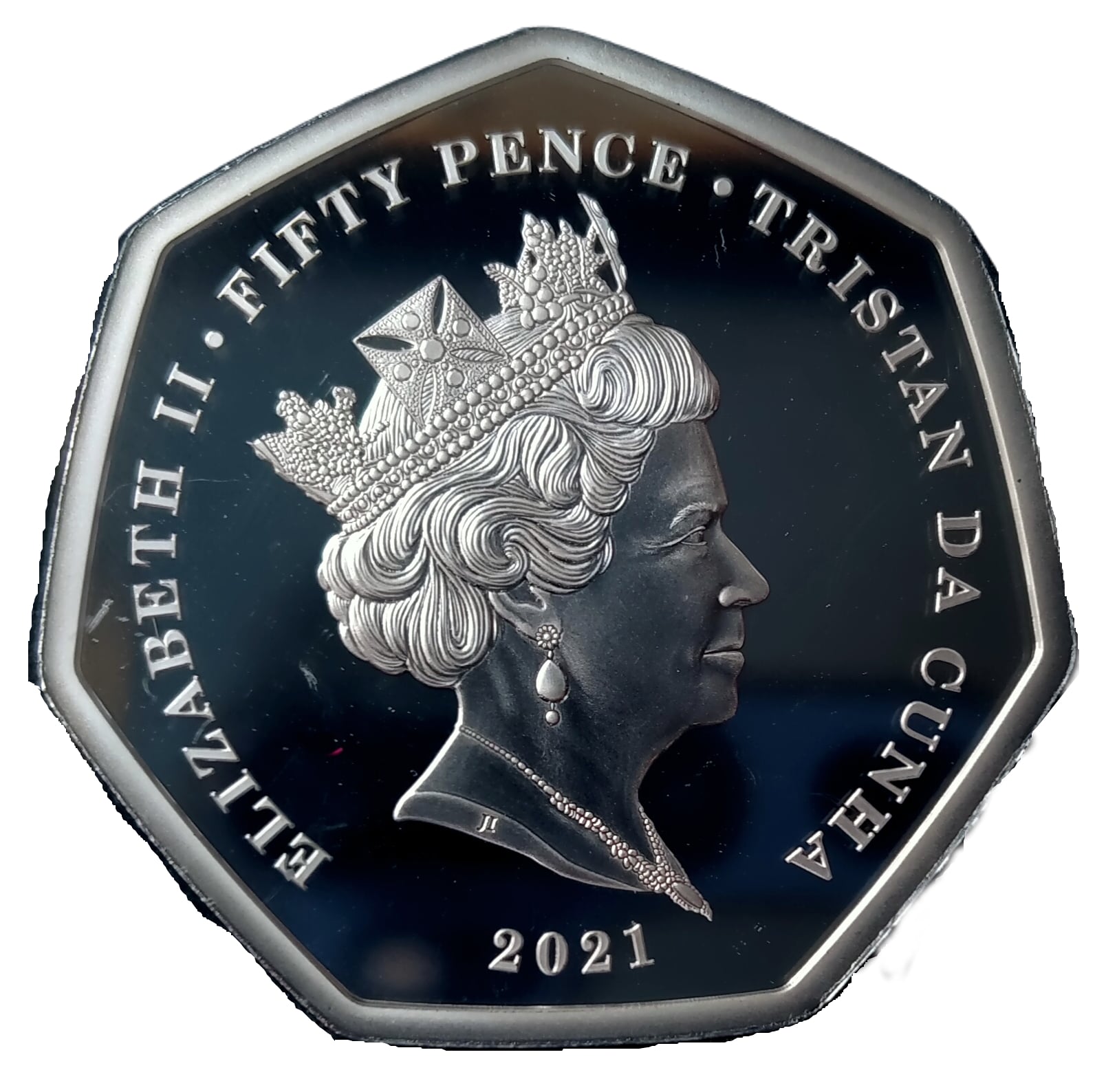 Tristan da Cunha 50 Pence - Elizabeth II Alan Turing
