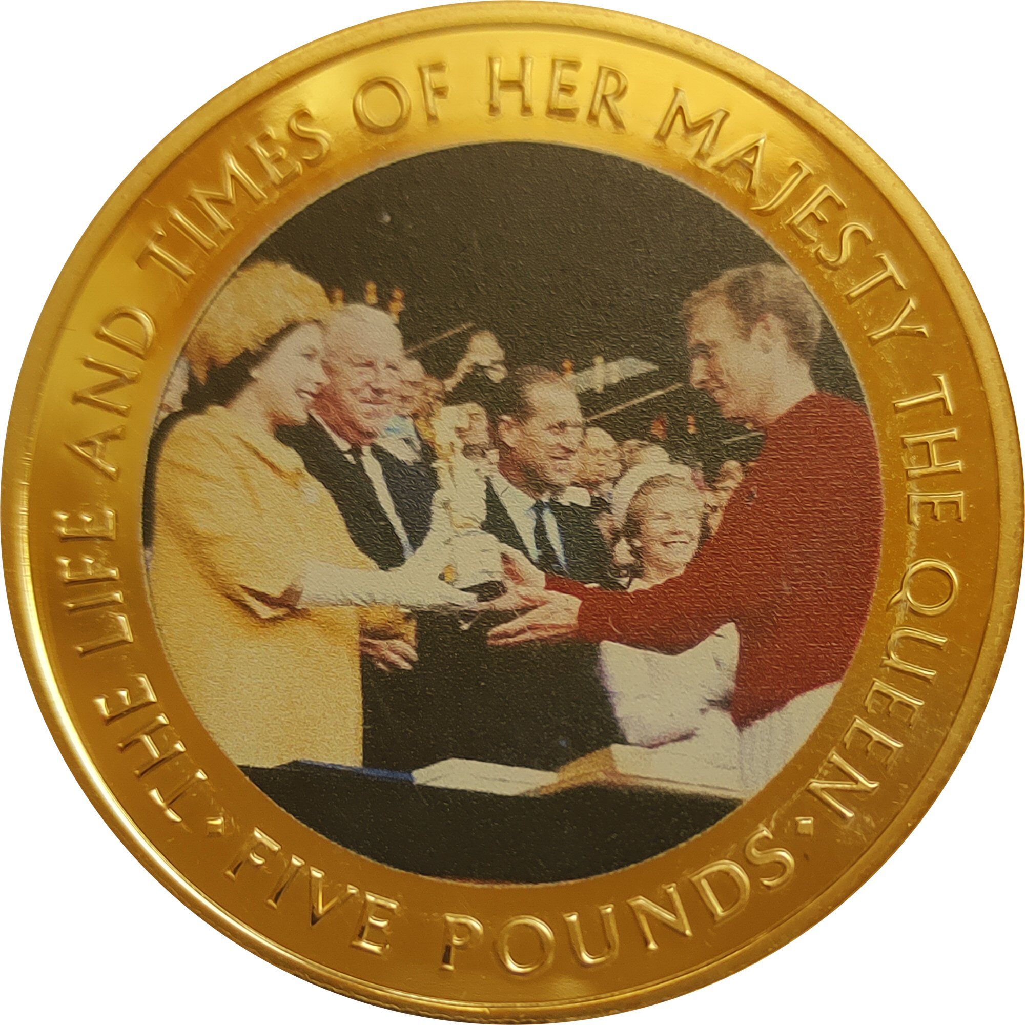 Tristan da Cunha 5 Pounds - Elizabeth II Photo, 1966 reverse