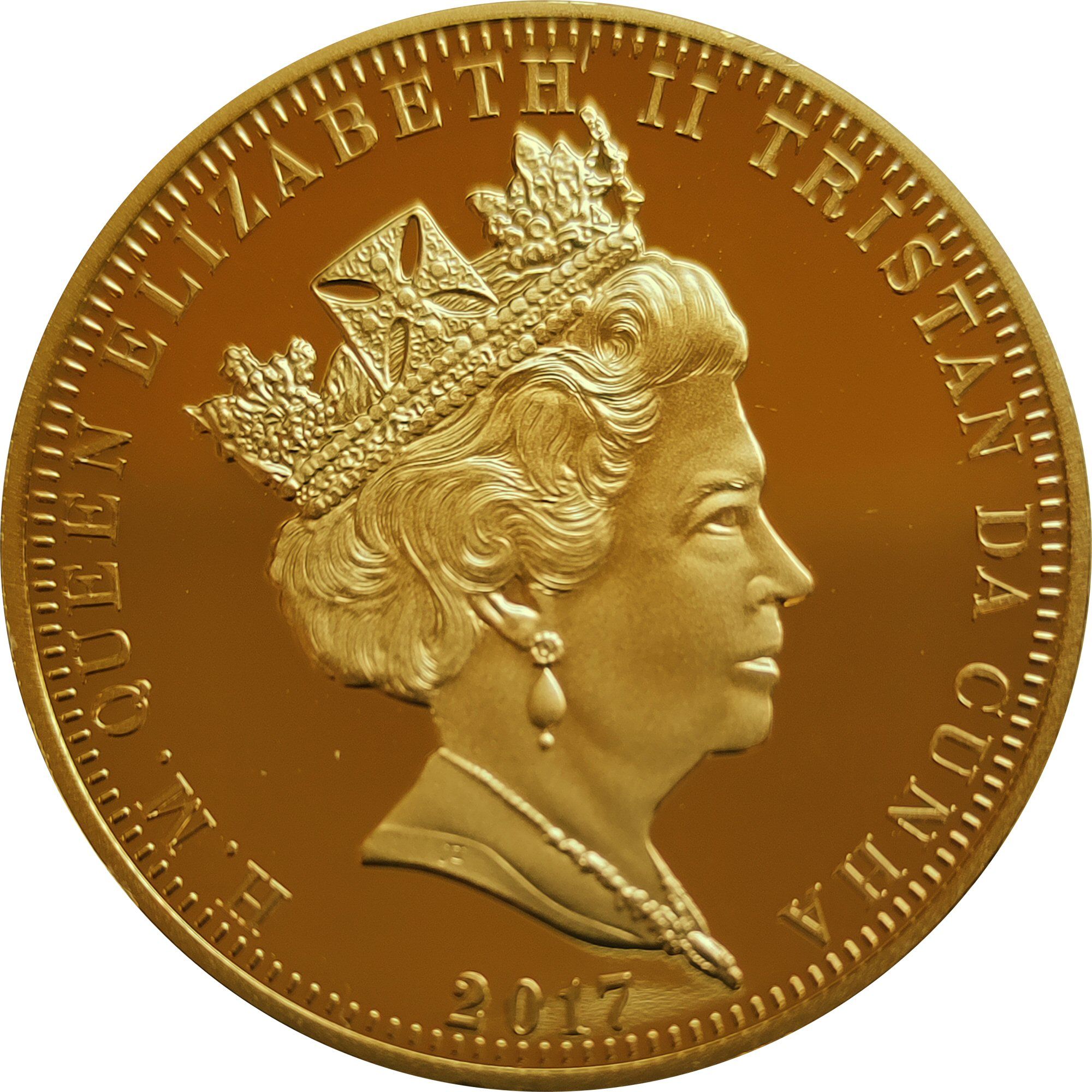 Tristan da Cunha 5 Pounds - Elizabeth II Photo, 2012 obverse