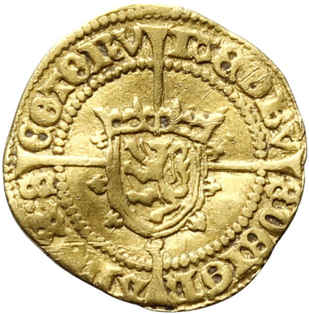 Scotland ¼ Rider - James III Issue of 1475-83, Type II obverse