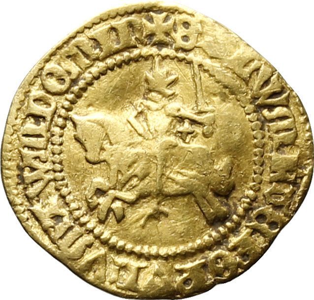 Scotland ¼ Rider - James III Issue of 1475-83, Type II reverse