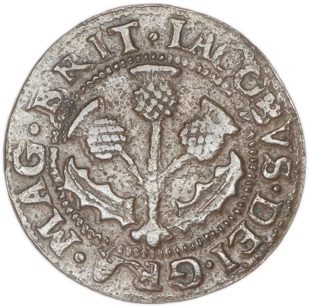 Scotland 2 Pence - James VI Issue of 1614 obverse