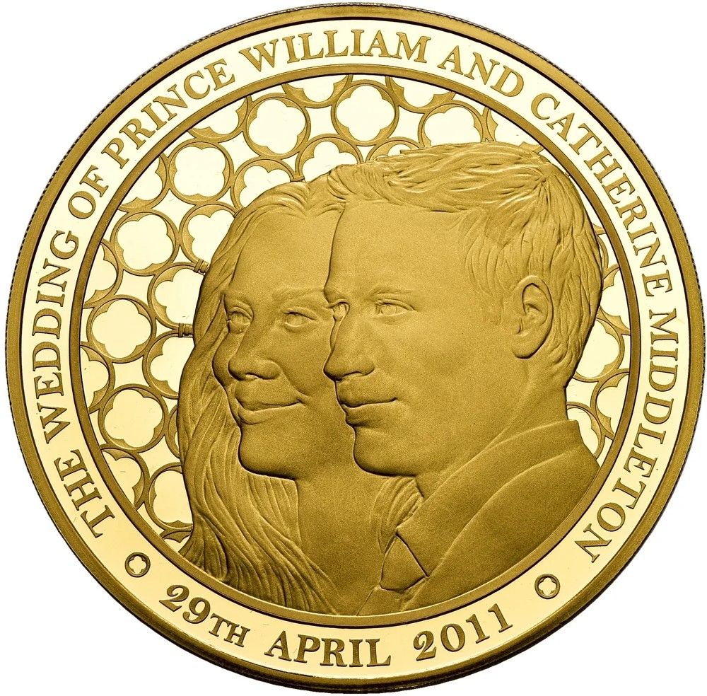 Alderney 10 Pounds - Elizabeth II Royal Wedding; Gold Proof