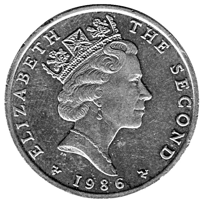 Isle of Man 2 Pounds - Elizabeth II Tower of Refuge obverse