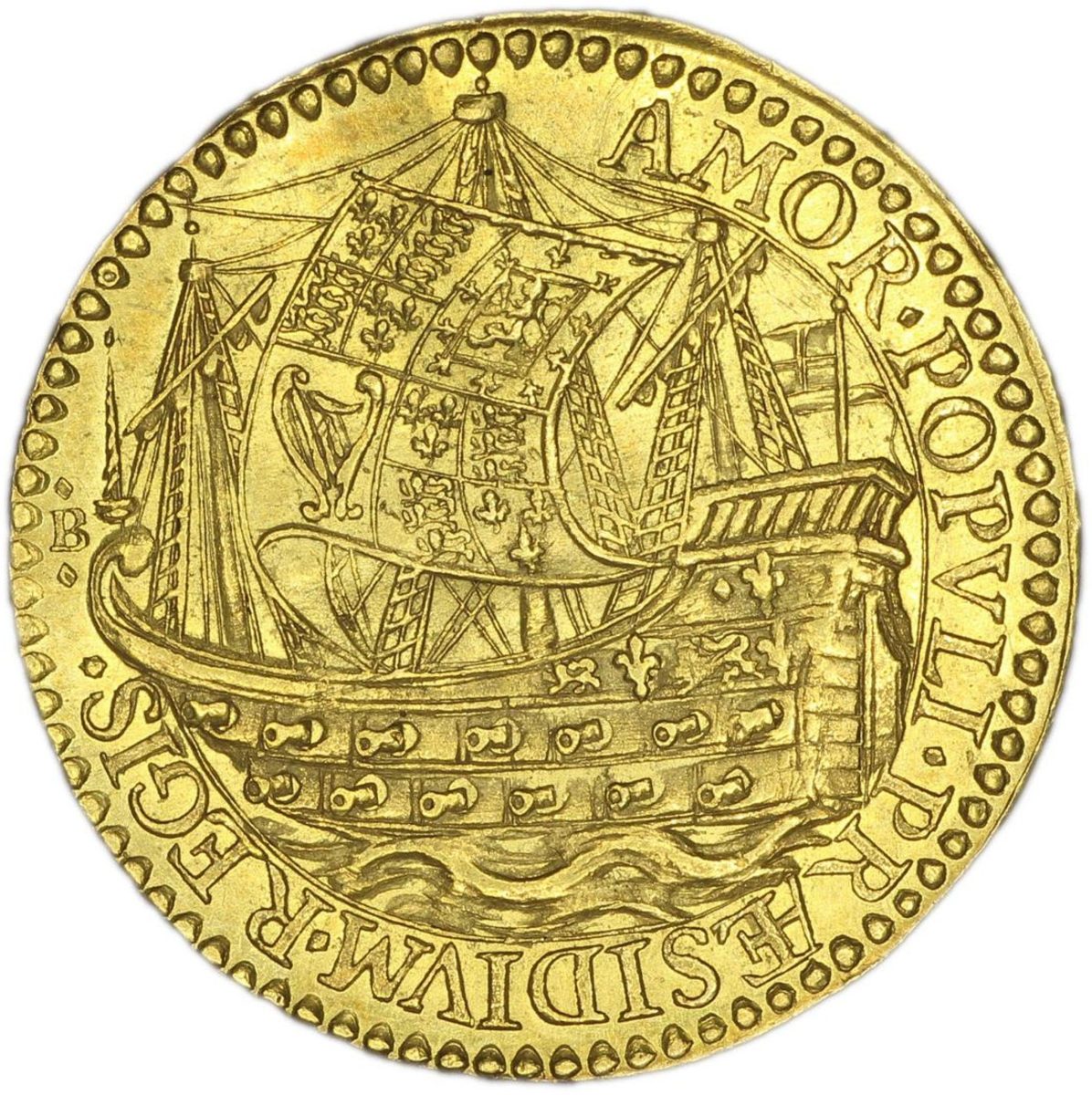 Scotland 1 Angel - Charles I 1st Coinage