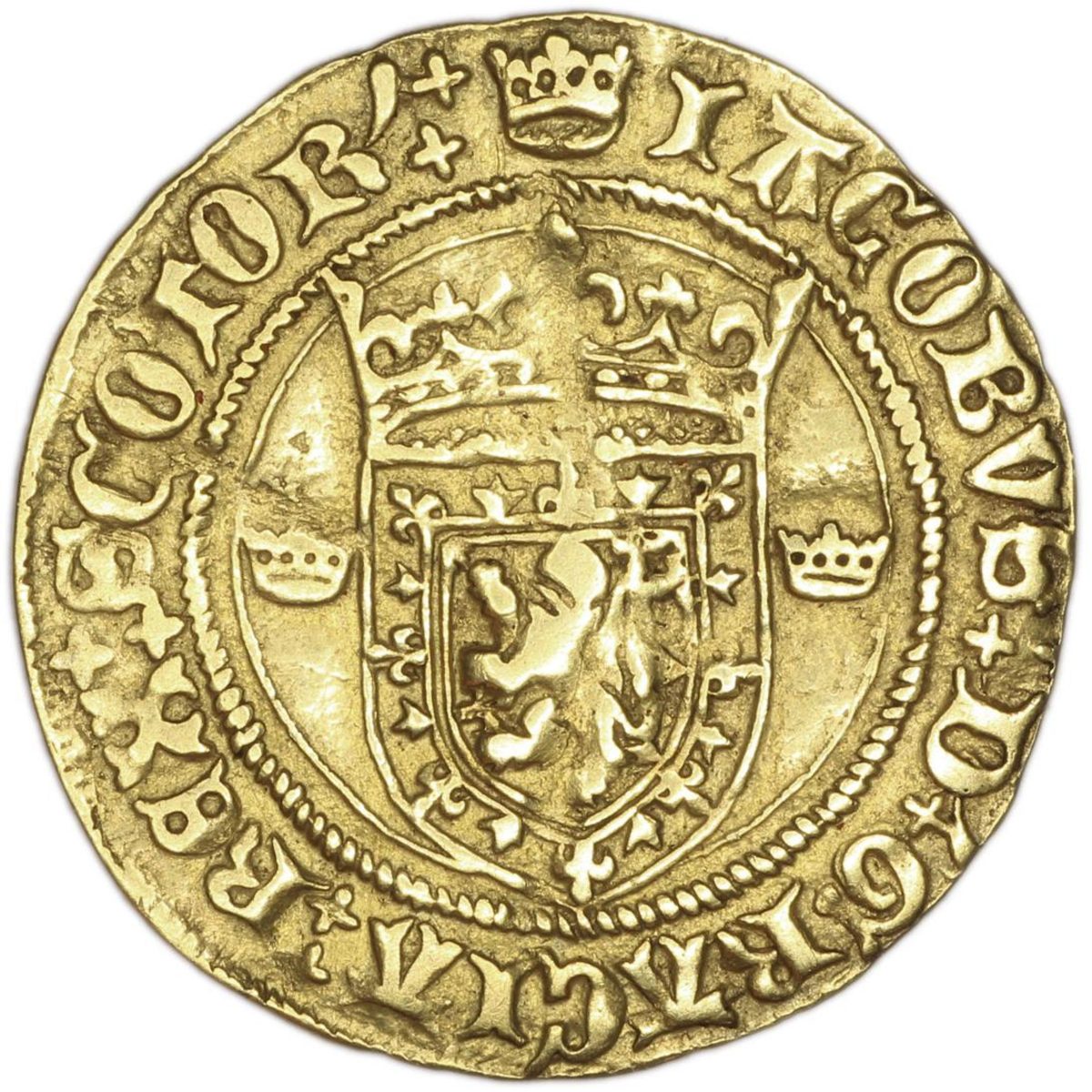 Scotland 1 Lion - James II 2nd Coinage, 2nd Issue, Type I obverse