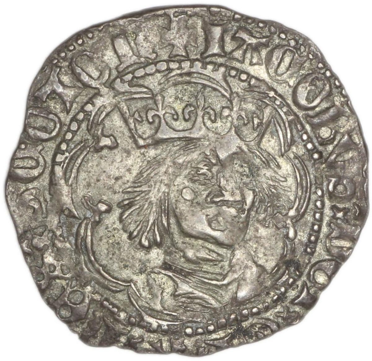Scotland ½ Groat - James III Base Silver Issue obverse