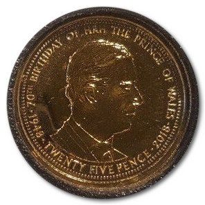 Alderney 25 Pence - Elizabeth II Prince Charles