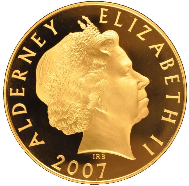Alderney 1000 Pounds - Elizabeth II Diamond Wedding obverse