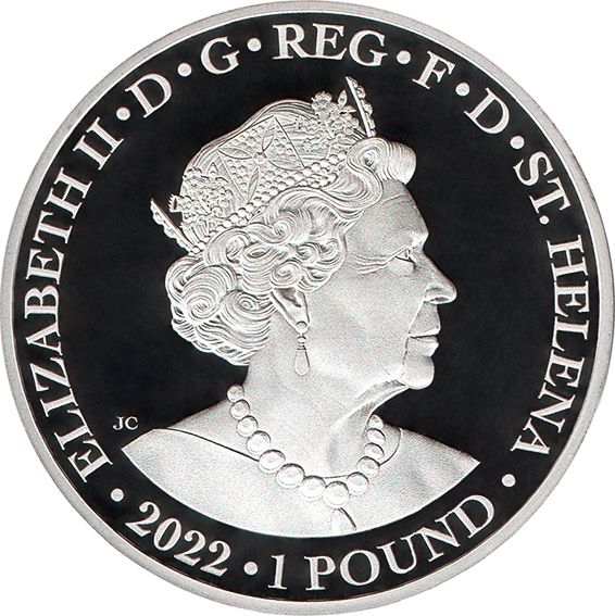 Saint Helena 1 Pound - Elizabeth II Una and Redcross obverse