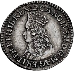 2 Pence - Charles II 1st hammered issue obverse