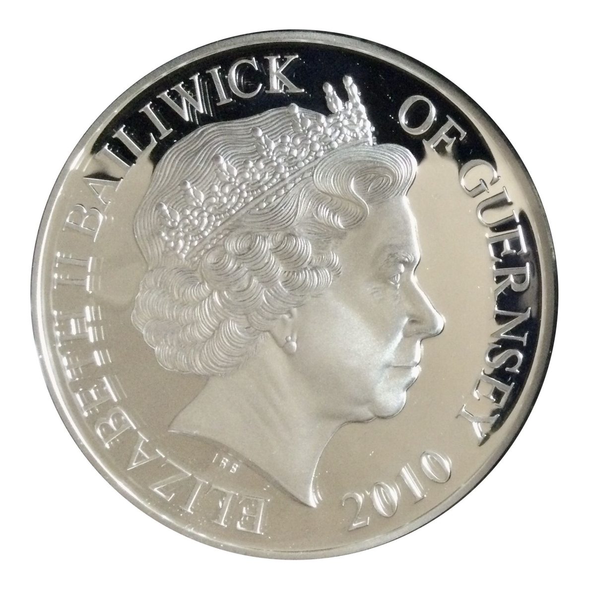 Guernsey 10 Pounds - Queen Elizabeth II Revolution to Restoration obverse