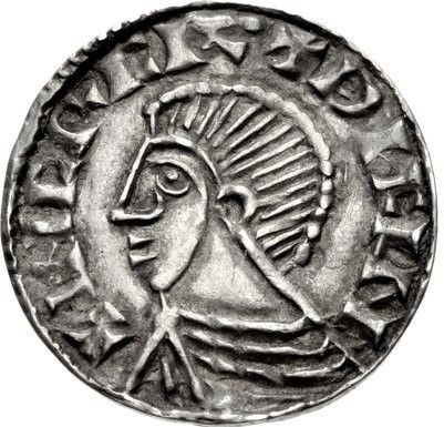 Hiberno-Norse Dublin 1 Penny - Anonymous Long cross, one hand obverse