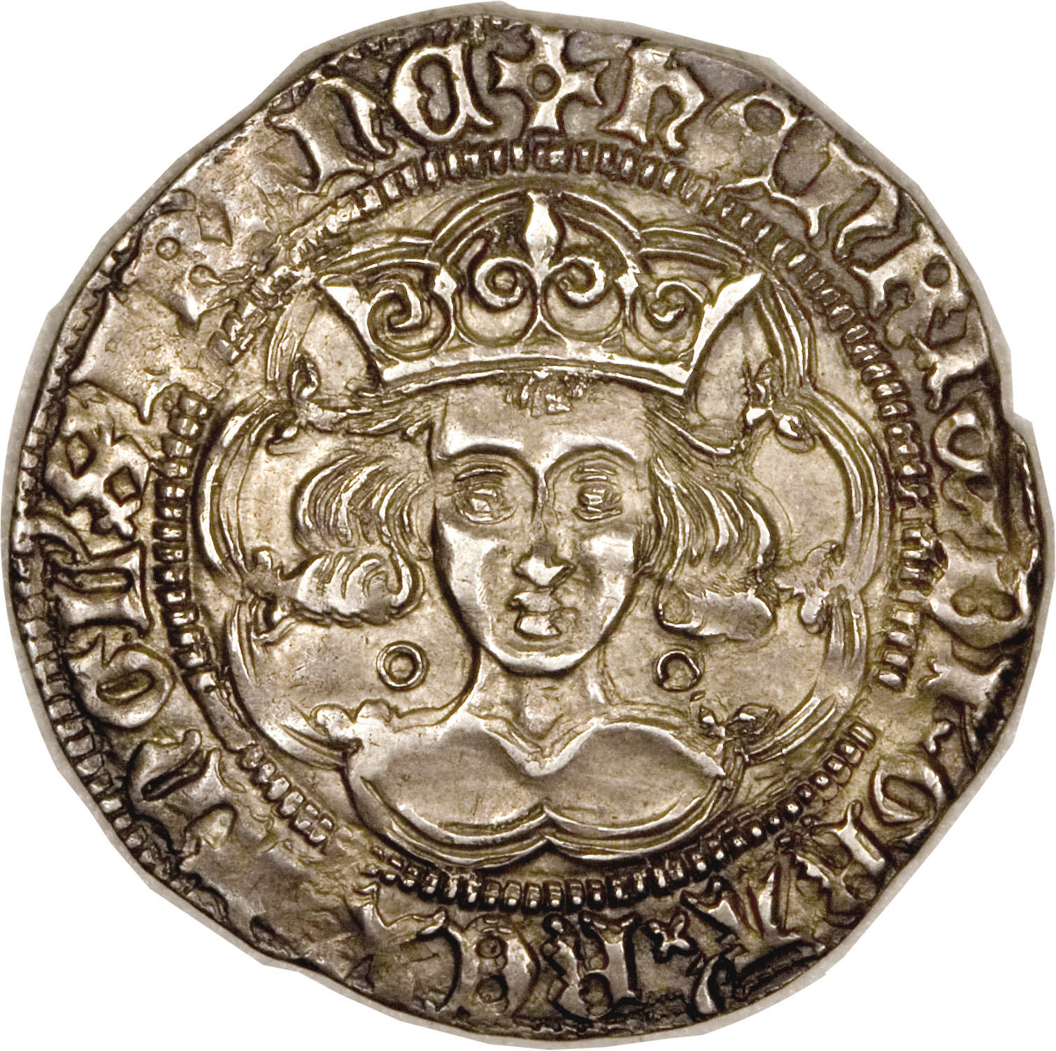 1 Groat - Henry VI Annulet issue; Calais obverse