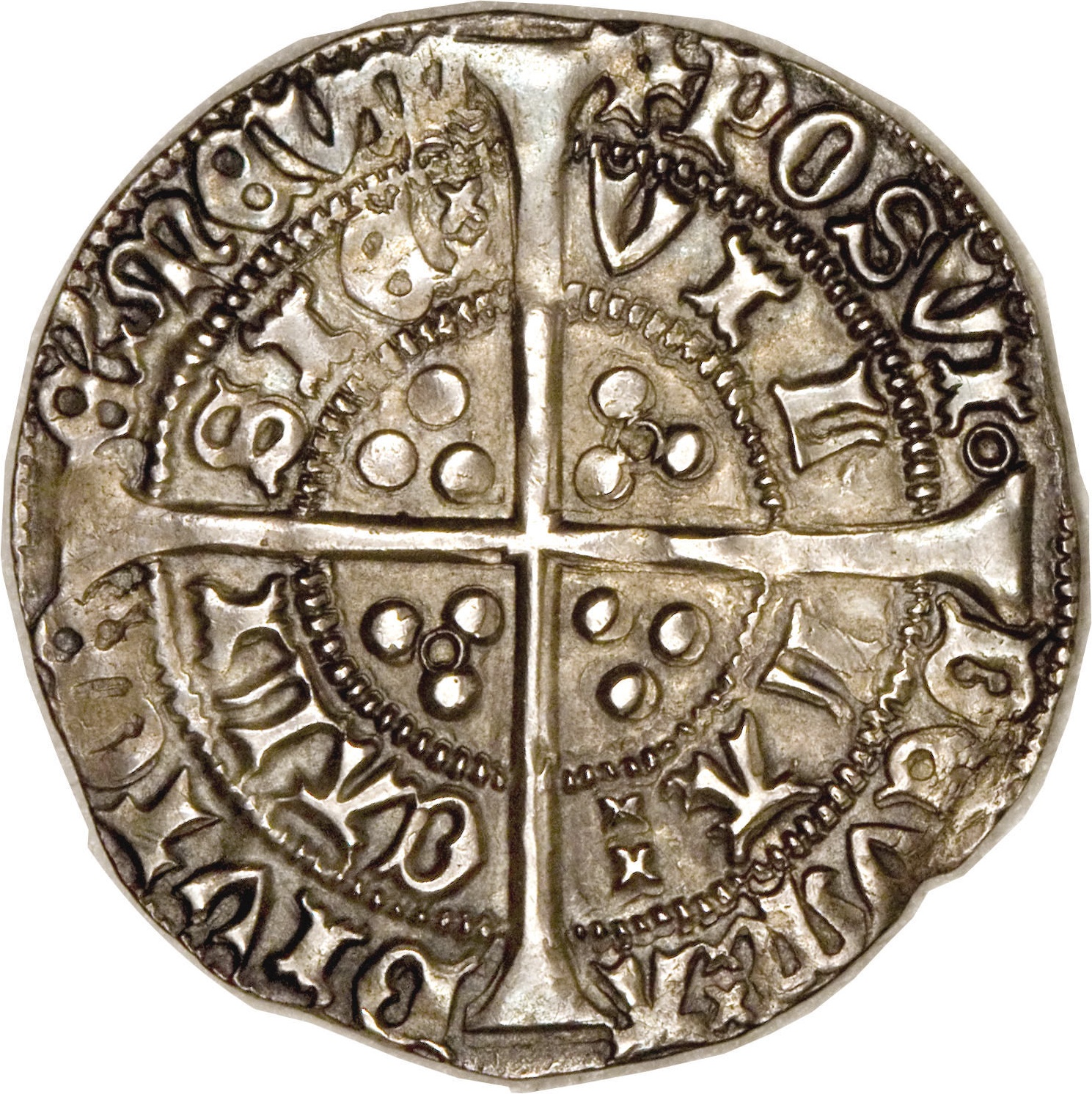 1 Groat - Henry VI Annulet issue; Calais reverse