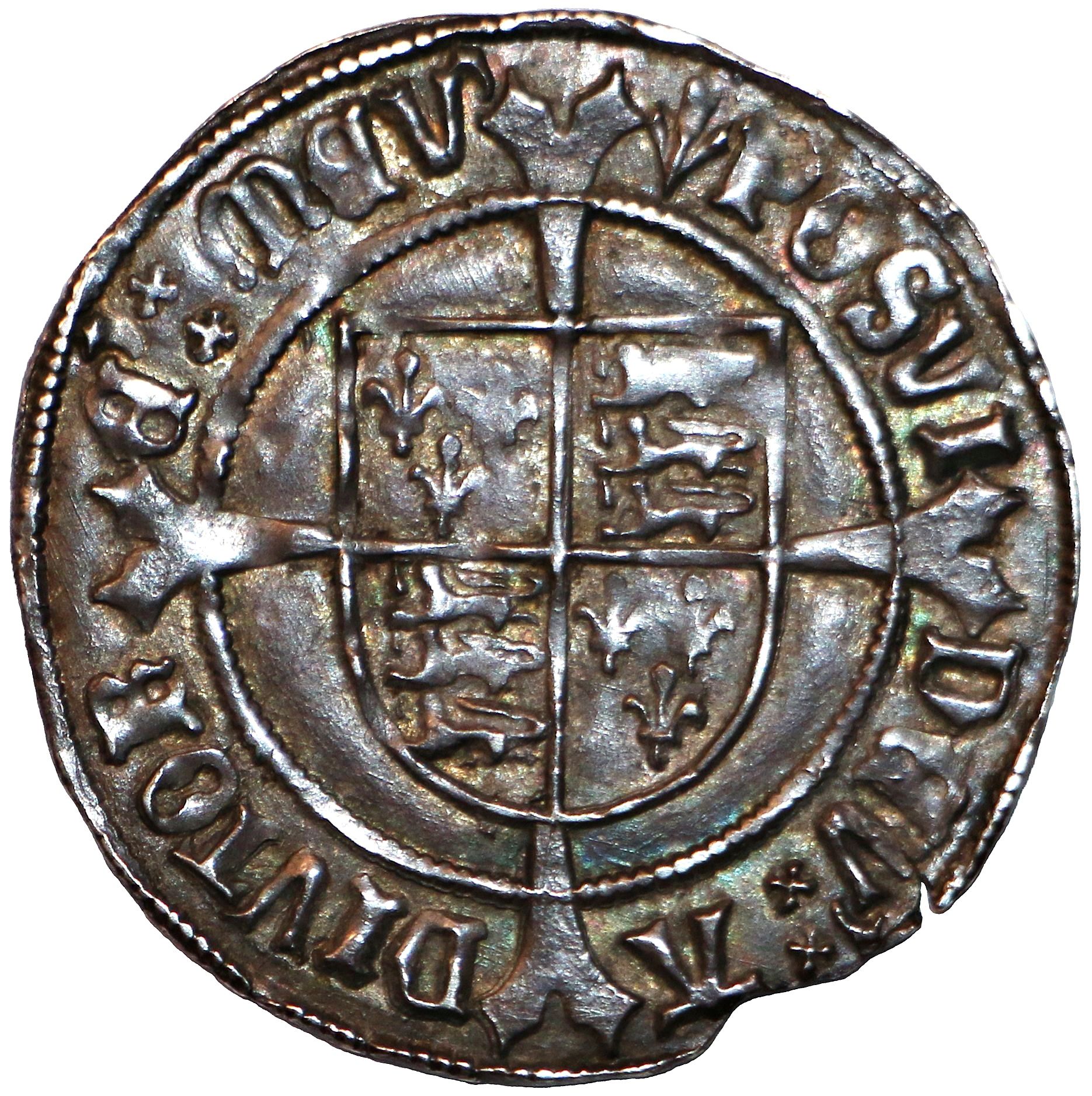 1 Groat - Henry VII profile bust; Regular issue