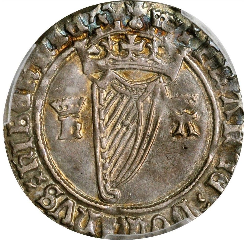 Ireland Groat - Henry VIII with Anne Boleyn obverse