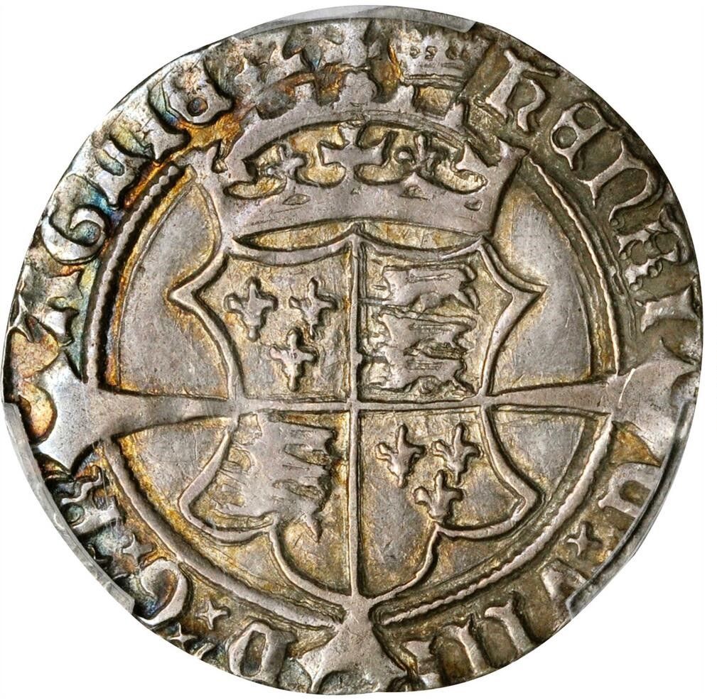 Ireland Groat - Henry VIII with Anne Boleyn