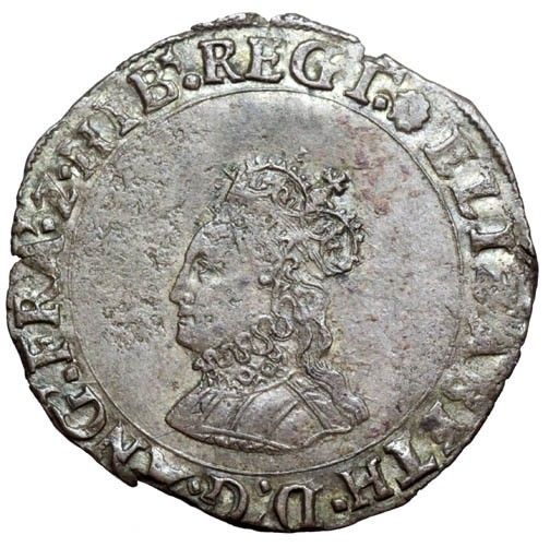 Ireland 1 Groat - Elizabeth I First Coinage obverse