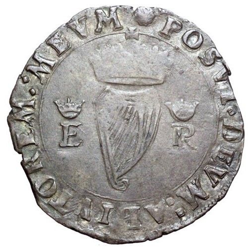 Ireland 1 Groat - Elizabeth I First Coinage