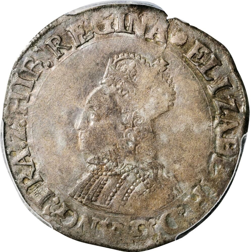 Ireland 1 Shilling - Elizabeth I First Coinage obverse