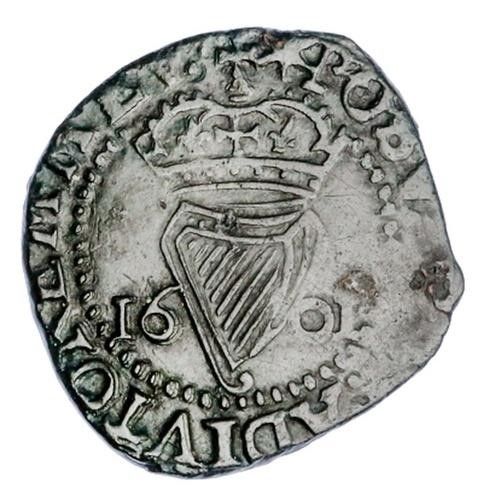 Ireland ½ Penny - Elizabeth I Third coinage obverse