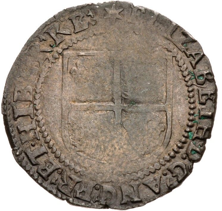 Ireland 6 Pence - Elizabeth I Third Coinage obverse