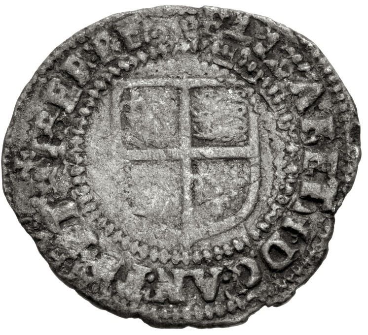 Ireland 3 Pence - Elizabeth I Third Coinage obverse
