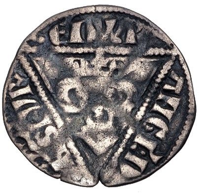 Ireland ½ Penny - Edward I Second coinage, Class I; Waterford obverse