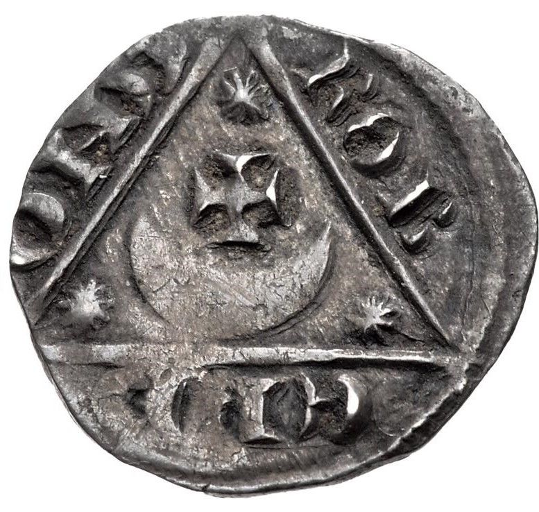 Ireland ½ Penny - John Third "REX" Coinage, Dublin reverse