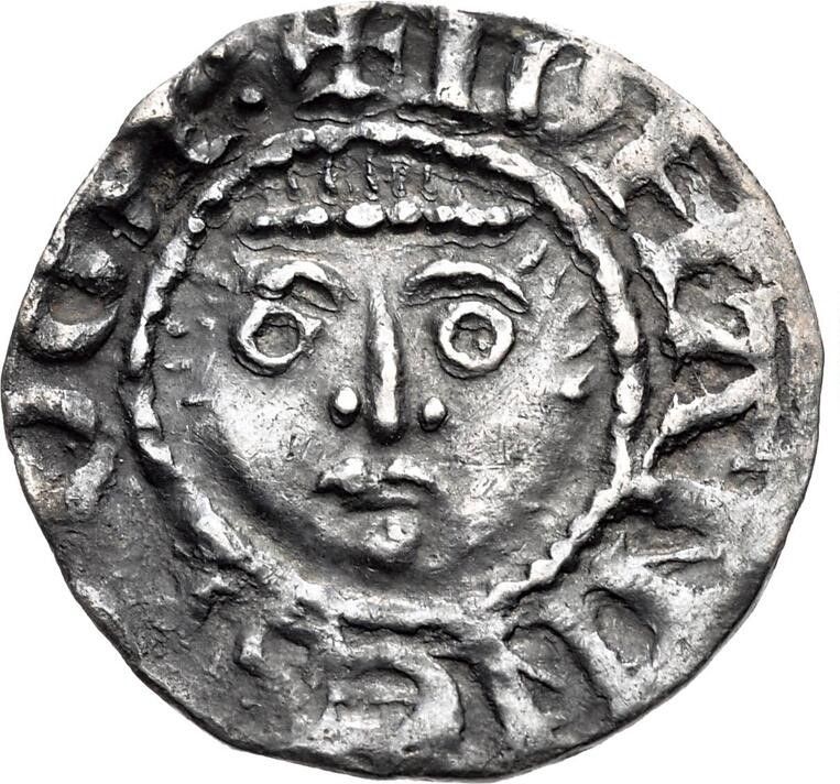 Ireland ½ Penny - John Second DOMinus coinage; Waterford obverse