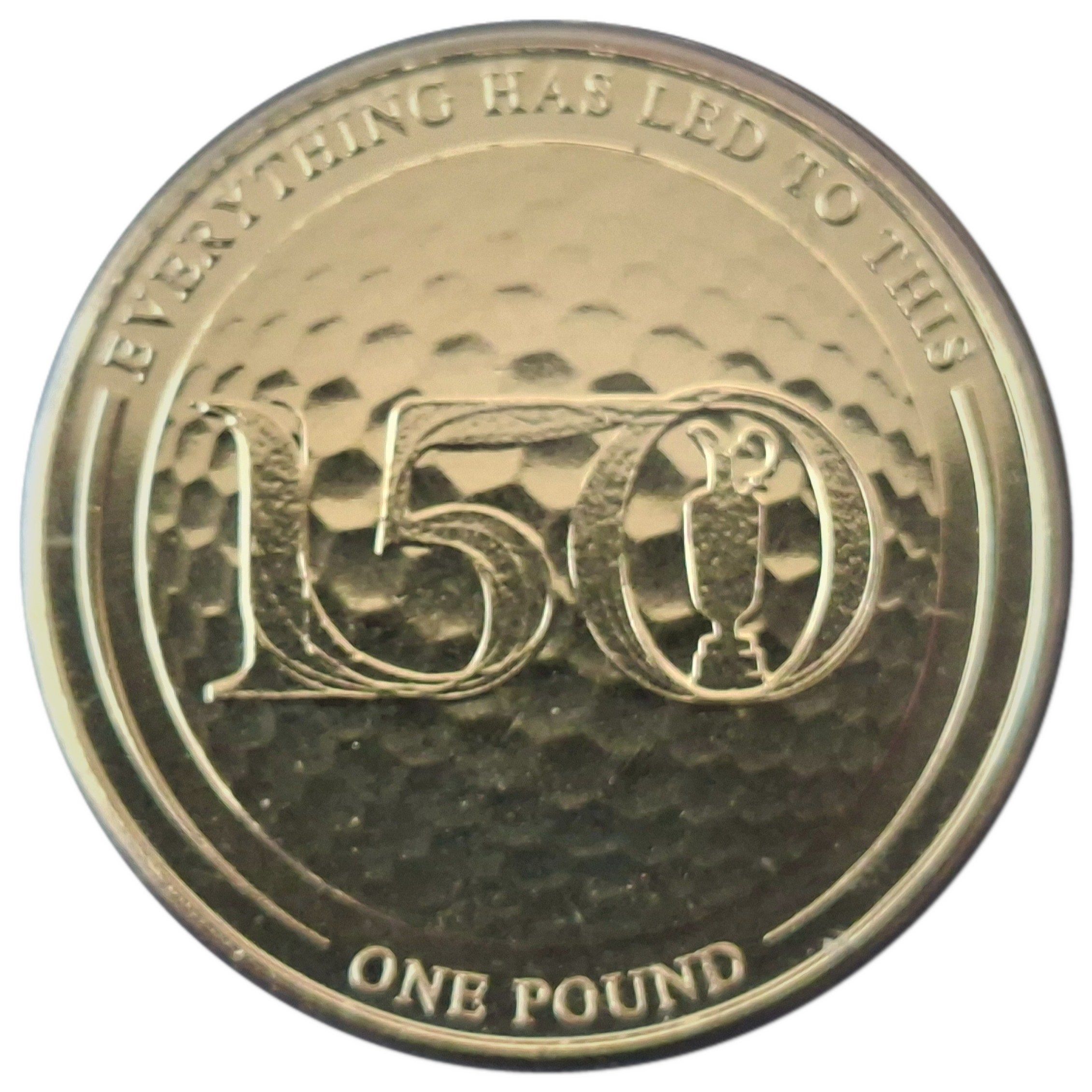Gibraltar 1 Pound - Elizabeth II 150th Open Golf Championship