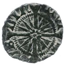Ireland 1 Farthing - Edward IV Three crowns