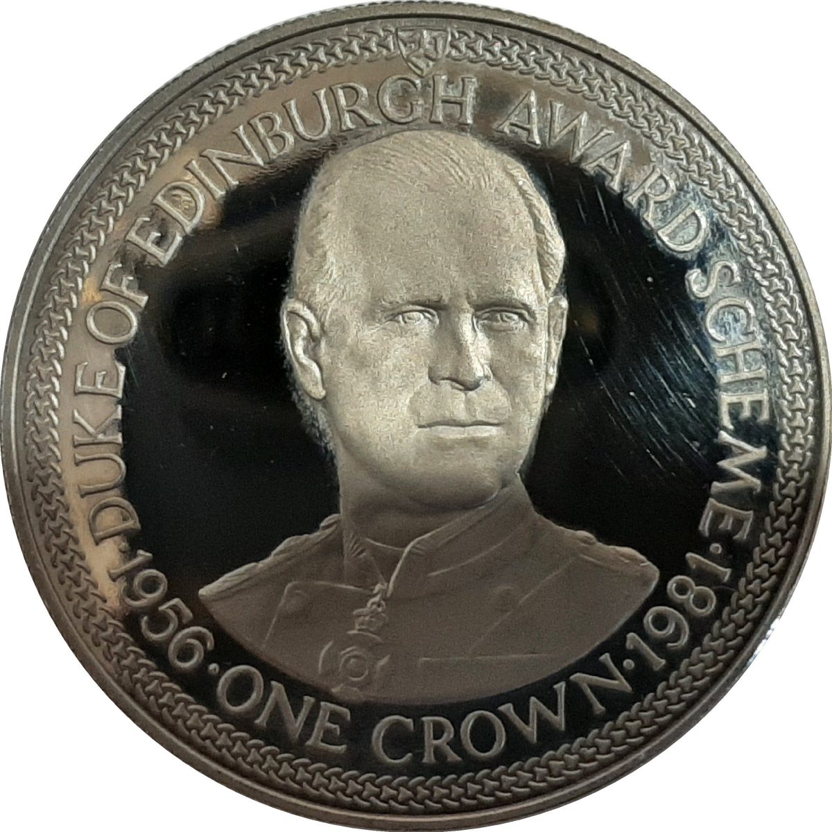 Isle of Man 1 Crown - Elizabeth II Duke of Edinburgh Award Scheme - Duke