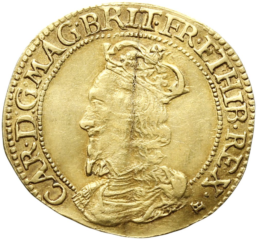 Scotland ½ Unit - Charles I 3rd Coinage, 2nd Issue obverse