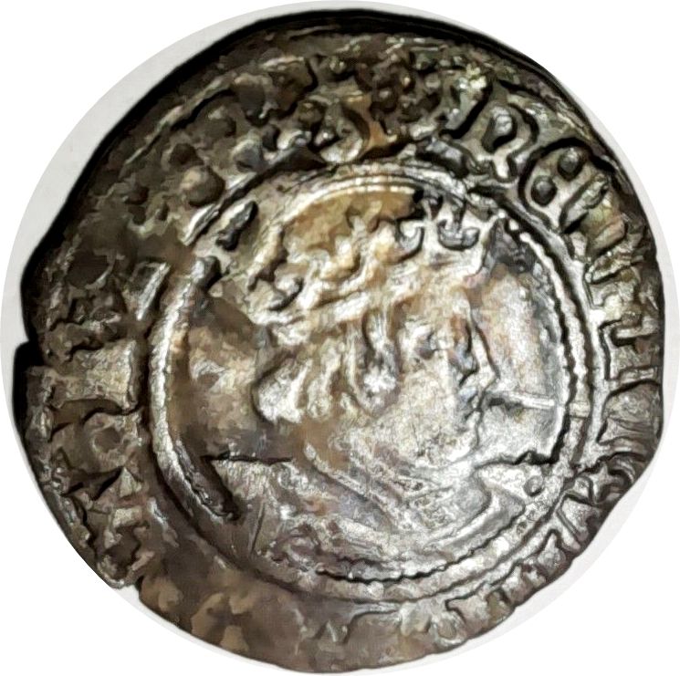 ½ Groat - Henry VIII 2nd coinage; Canterbury obverse