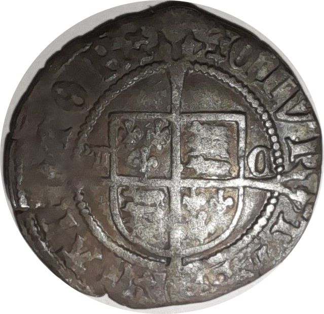 ½ Groat - Henry VIII 2nd coinage; Canterbury