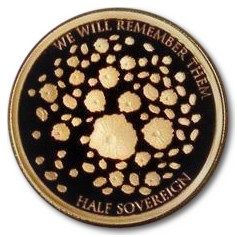 Alderney ½ Sovereign - Elizabeth II Remembrance
