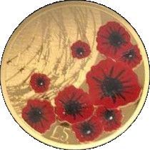 Alderney 5 Pounds - Elizabeth II 2019 Remembrance Day; Gold