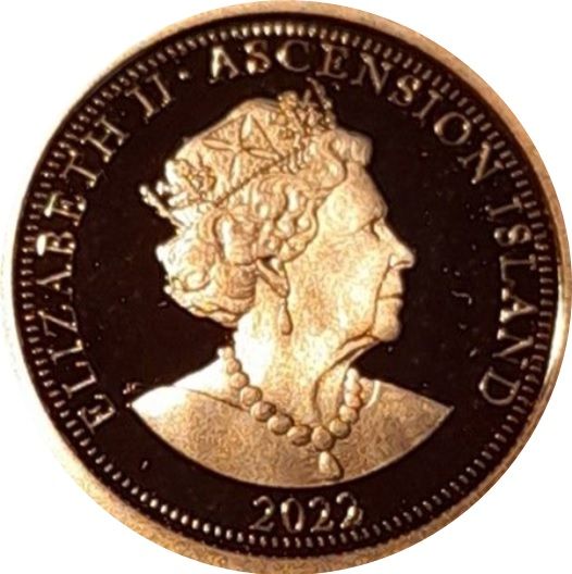 Ascension Island ⅛ Sovereign - Elizabeth II Prince William obverse
