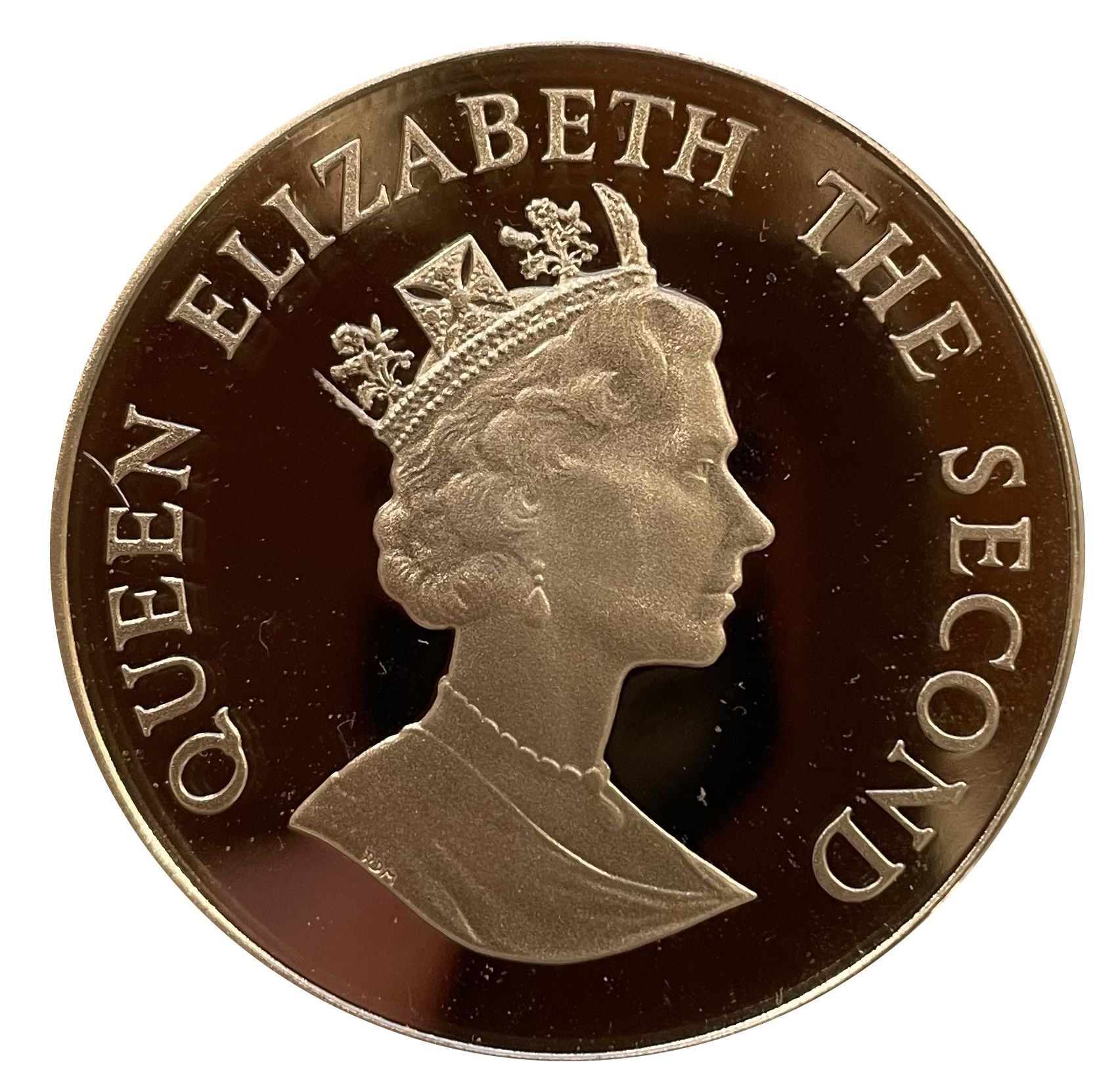 Falkland Islands 50 Pence - Elizabeth II V.E. Day obverse
