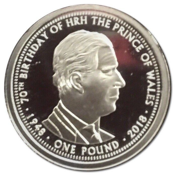 Alderney 1 Pound - Elizabeth II Prince Charles