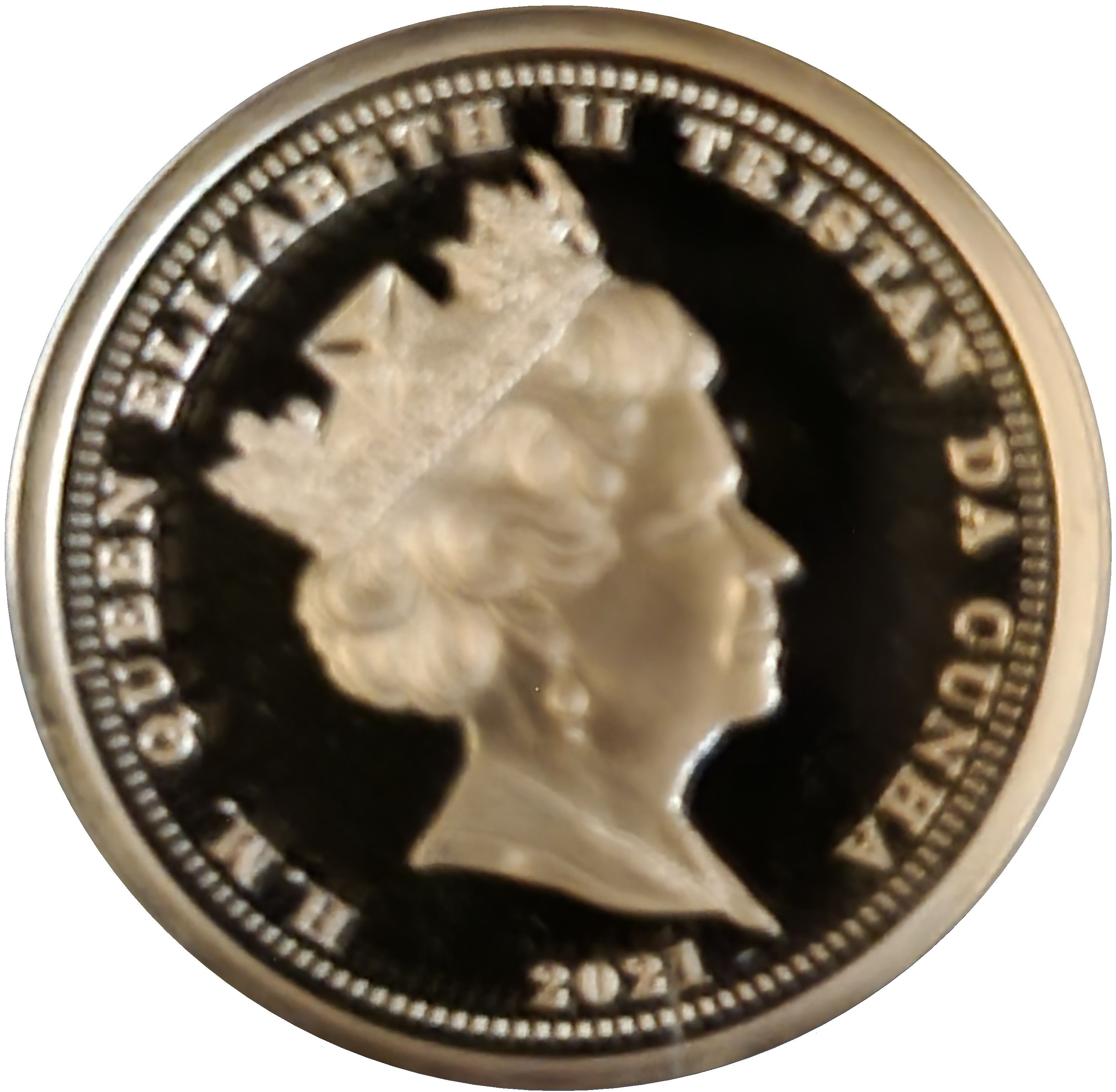 Tristan da Cunha 1 Sovereign - Elizabeth II HRH Prince Philip obverse